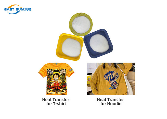 Ein guter Preis. 200 Mikrometer DTF übertragen weißes Pulver-heißen Schmelzkleber TPU Online