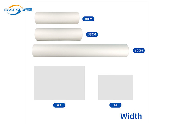 Good price Hohes Rollenhelles Licht Elastizität thermoplastisches DTF HAUSTIER Film-A3 A4 Online